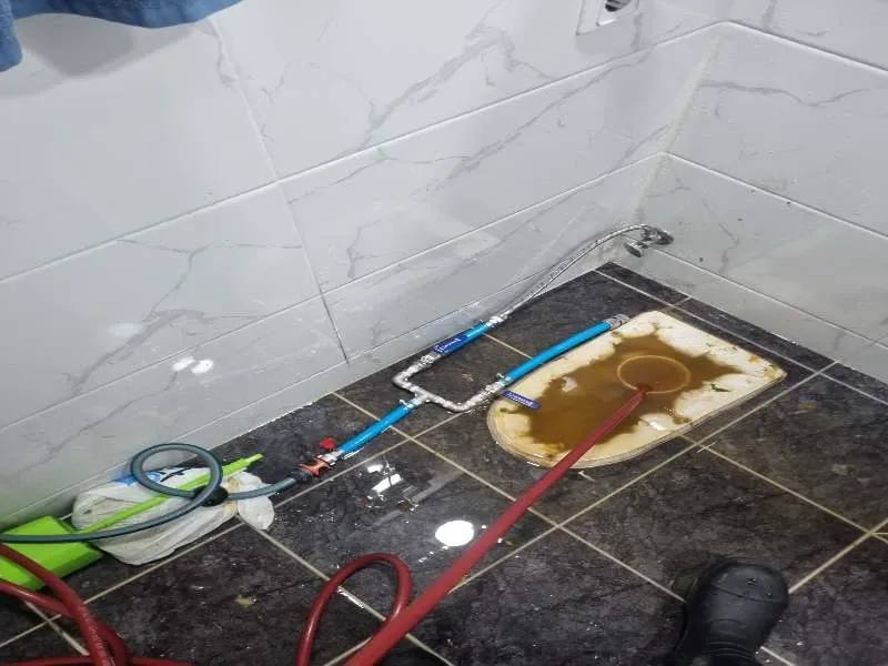 과천 역류 작업사례 9